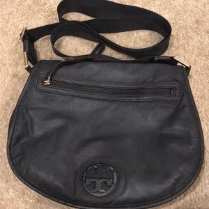 Black/nylon Tory Burch crossbody